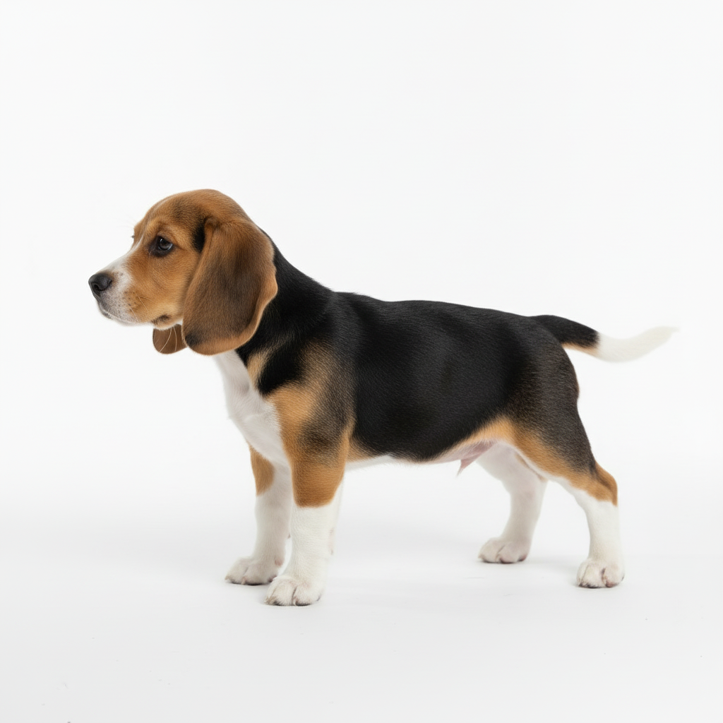 Beagle standing