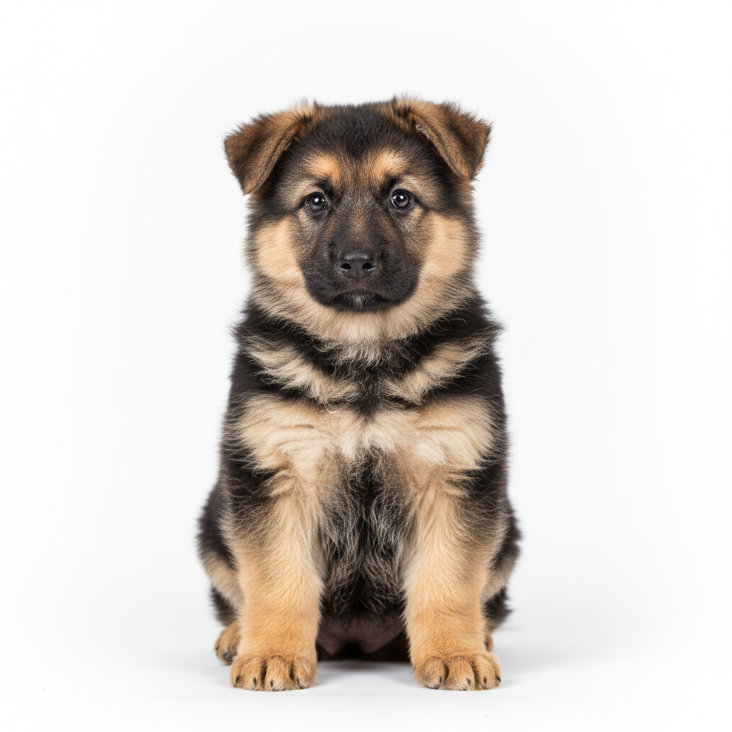 German Shepherd sitting