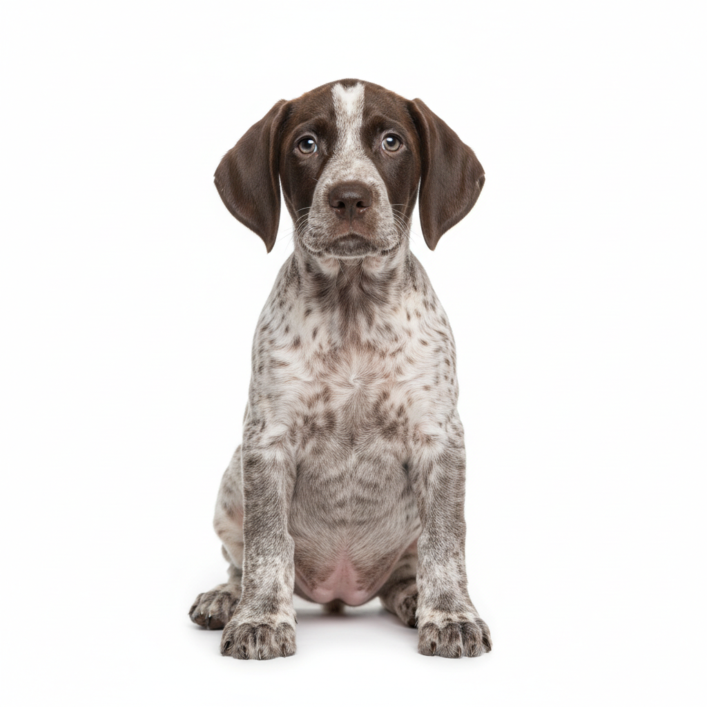 German Shorthaired Pointer sitting