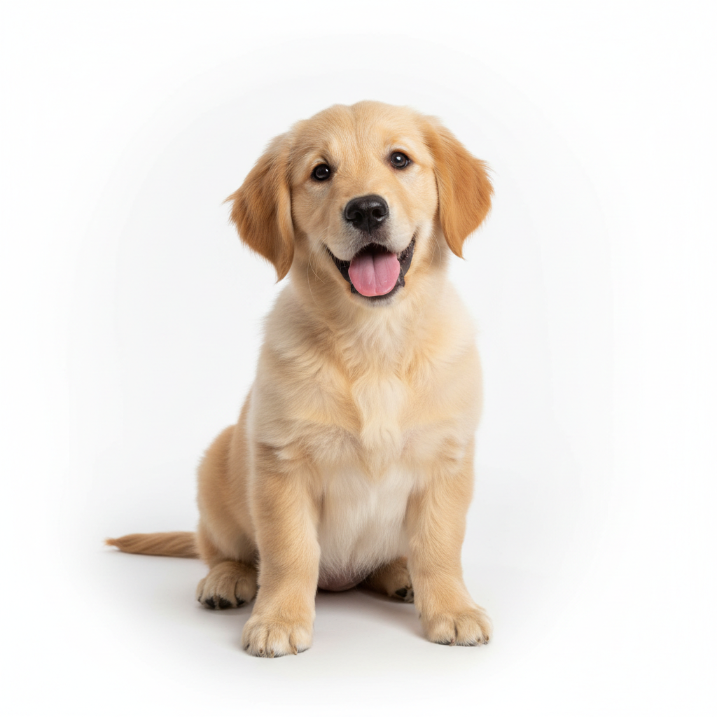 Golden Retriever sitting
