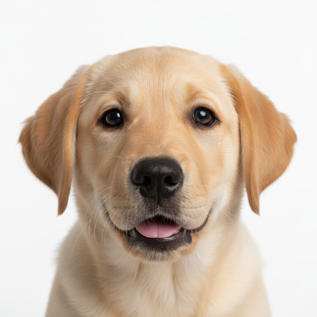 Labrador Retriever close-up portrait
