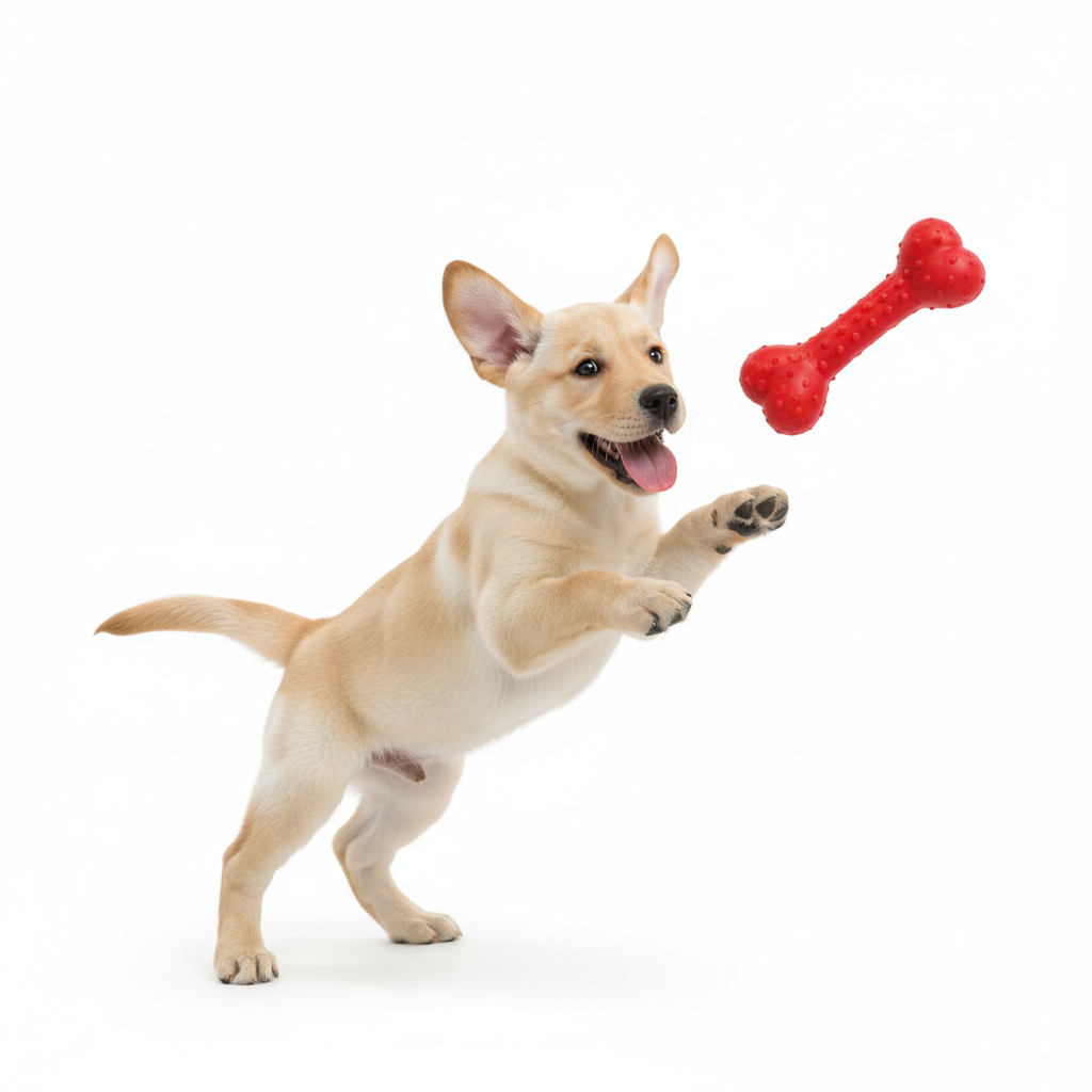 Labrador Retriever playing