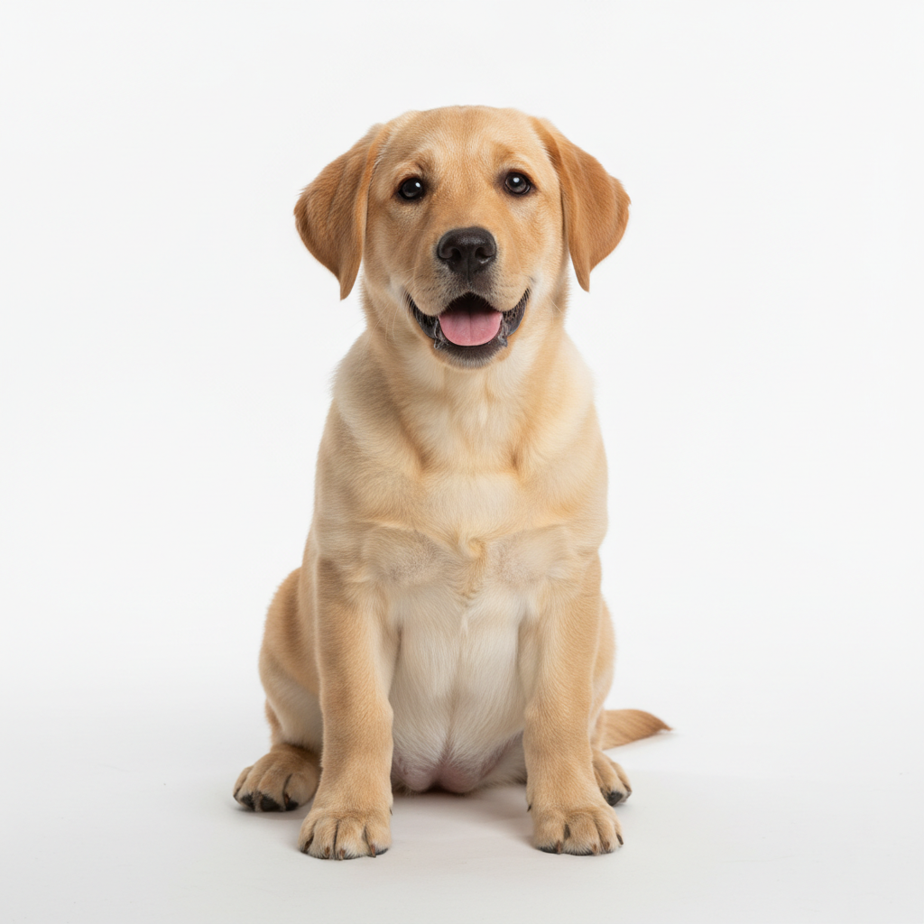 Labrador Retriever sitting