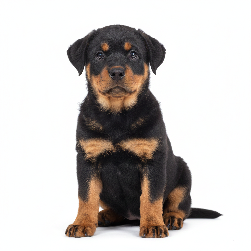 Rottweiler sitting