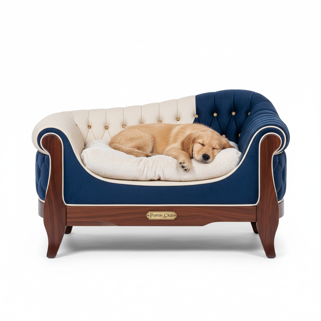 Ultra-luxury designer dog bed